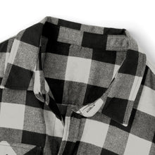 Load image into Gallery viewer, SVA White Logo Unisex Flannel Shirt