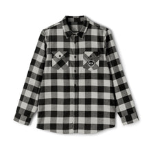 Load image into Gallery viewer, SVA White Logo Unisex Flannel Shirt