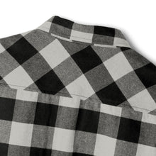 Load image into Gallery viewer, SVA White Logo Unisex Flannel Shirt