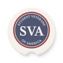 Load image into Gallery viewer, SVA Logo Soapstone Car Coaster