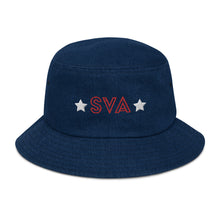 Load image into Gallery viewer, SVA Denim Bucket Hat
