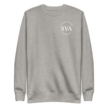 Load image into Gallery viewer, Unisex SVA White Logo Premium Sweatshirt
