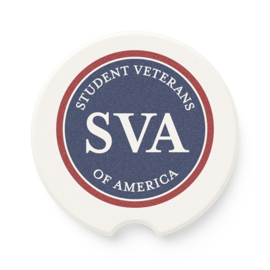 SVA Logo Soapstone Car Coaster